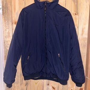 L.L. Bean Men's Dark Blue Windbreaker